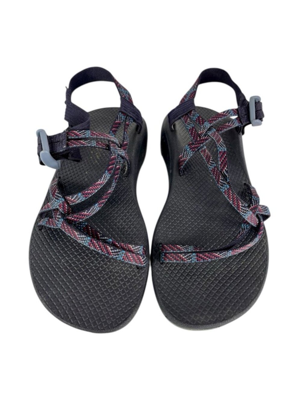 CHACO Women's Black Multicolor Geo Strap Outdoor Sandals US 10